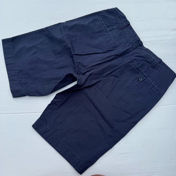 J. Crew Rivington Dark Blue Flat Front Men's Shorts - Picture 3 of 6